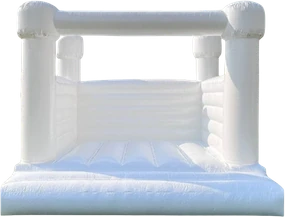 Toddler Bounce House bounce house rental set up for a kids party in Miami, 8 × 8 ft white